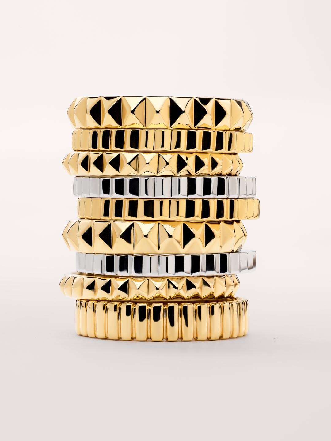Solid Yellow Gold - Galaxy Ring Wide
