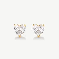 Classic Heart Tennis Studs