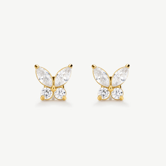 Classic Butterfly Tennis Studs