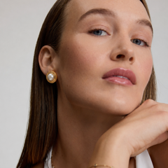 Bold Vintage Pearl Statement Earrings