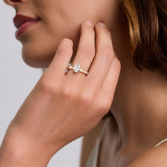 Oval Solitaire Ring 1ct