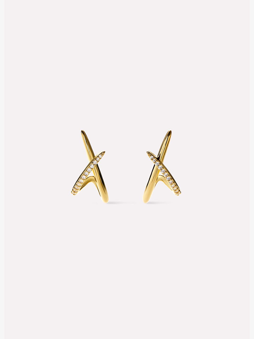 Gold Stud Earrings - Sloane