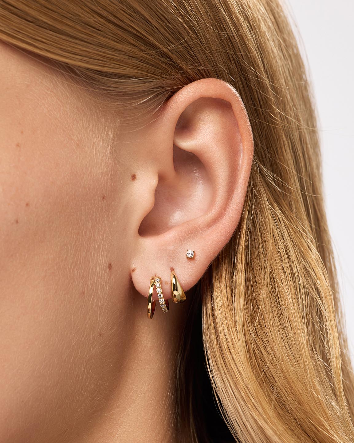 Double Hoop Earrings - Toda