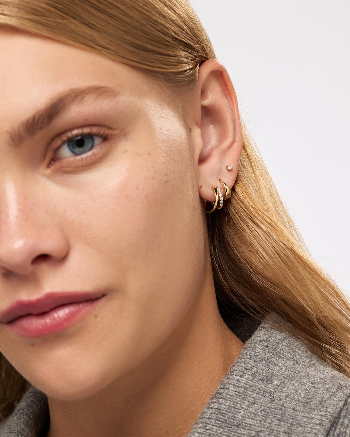 Double Hoop Earrings - Toda