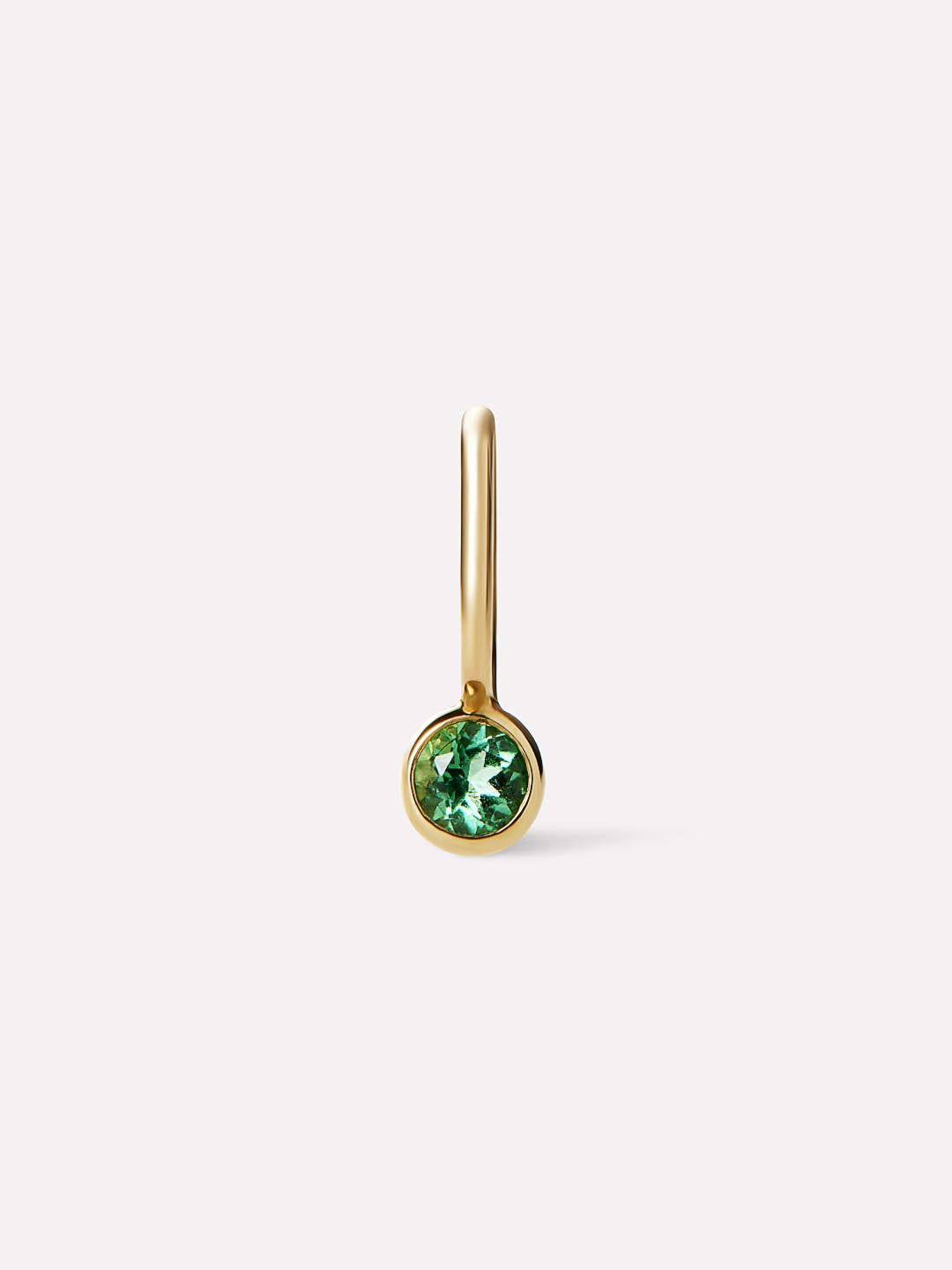 Ana Luisa Jewelry Necklace Charms Birthstone Gold Mini Birthstone Charm Tiny Emerald Charm Solid Gold