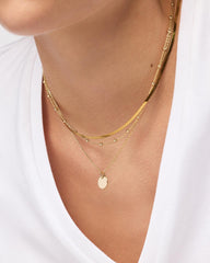 Coin Necklace Set - Willow