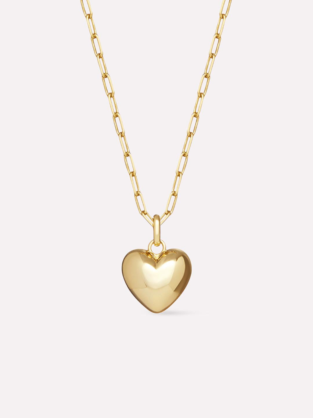 Gold Heart Necklace - Lev Small