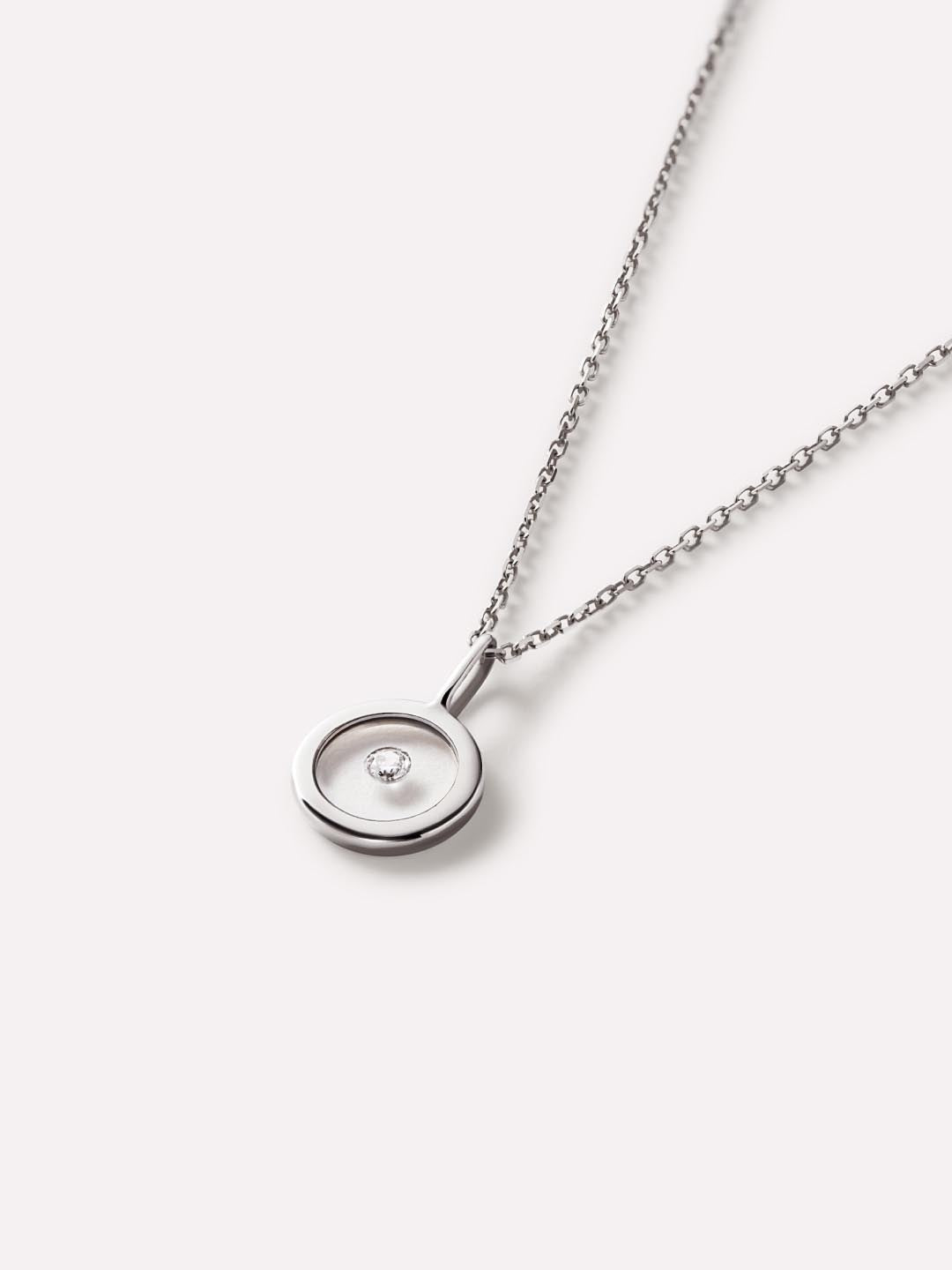 Diamond Necklace - Gold Floating Diamond Necklace