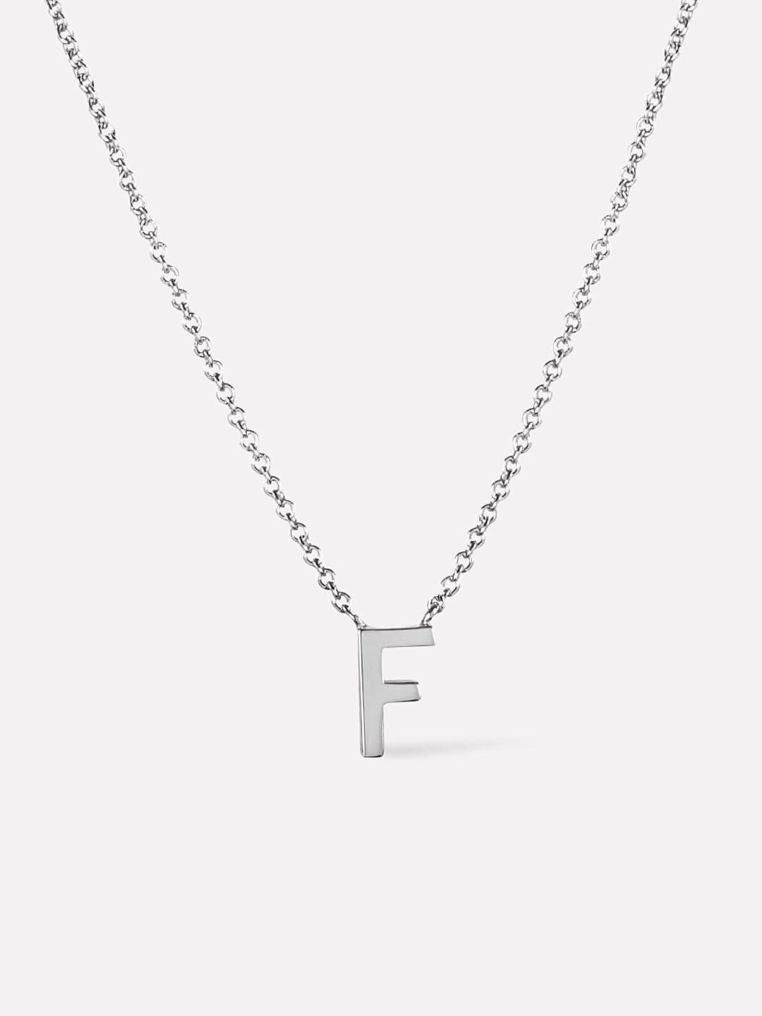 Gold Initial Necklace - Letter Necklace