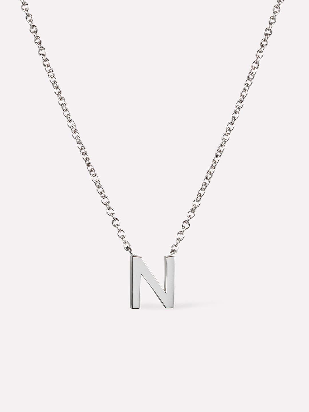 Gold Initial Necklace - Letter Necklace