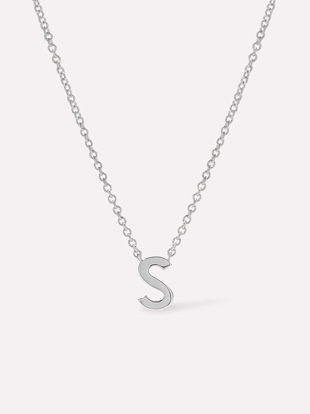 Gold Initial Necklace - Letter Necklace