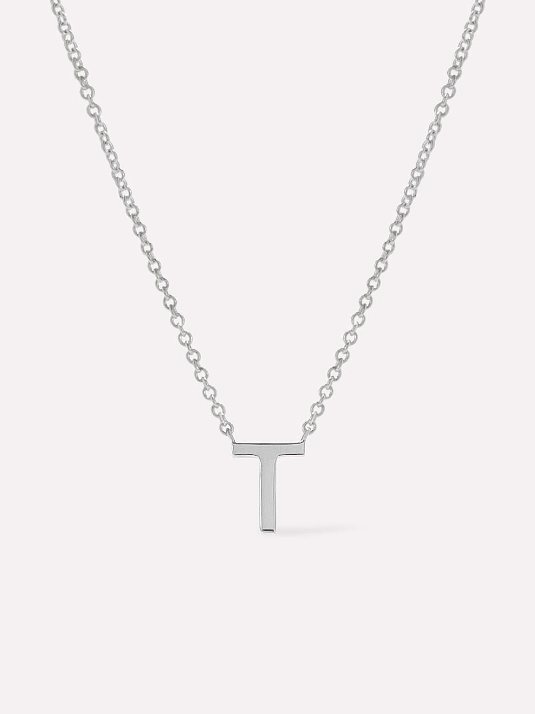 Gold Initial Necklace - Letter Necklace