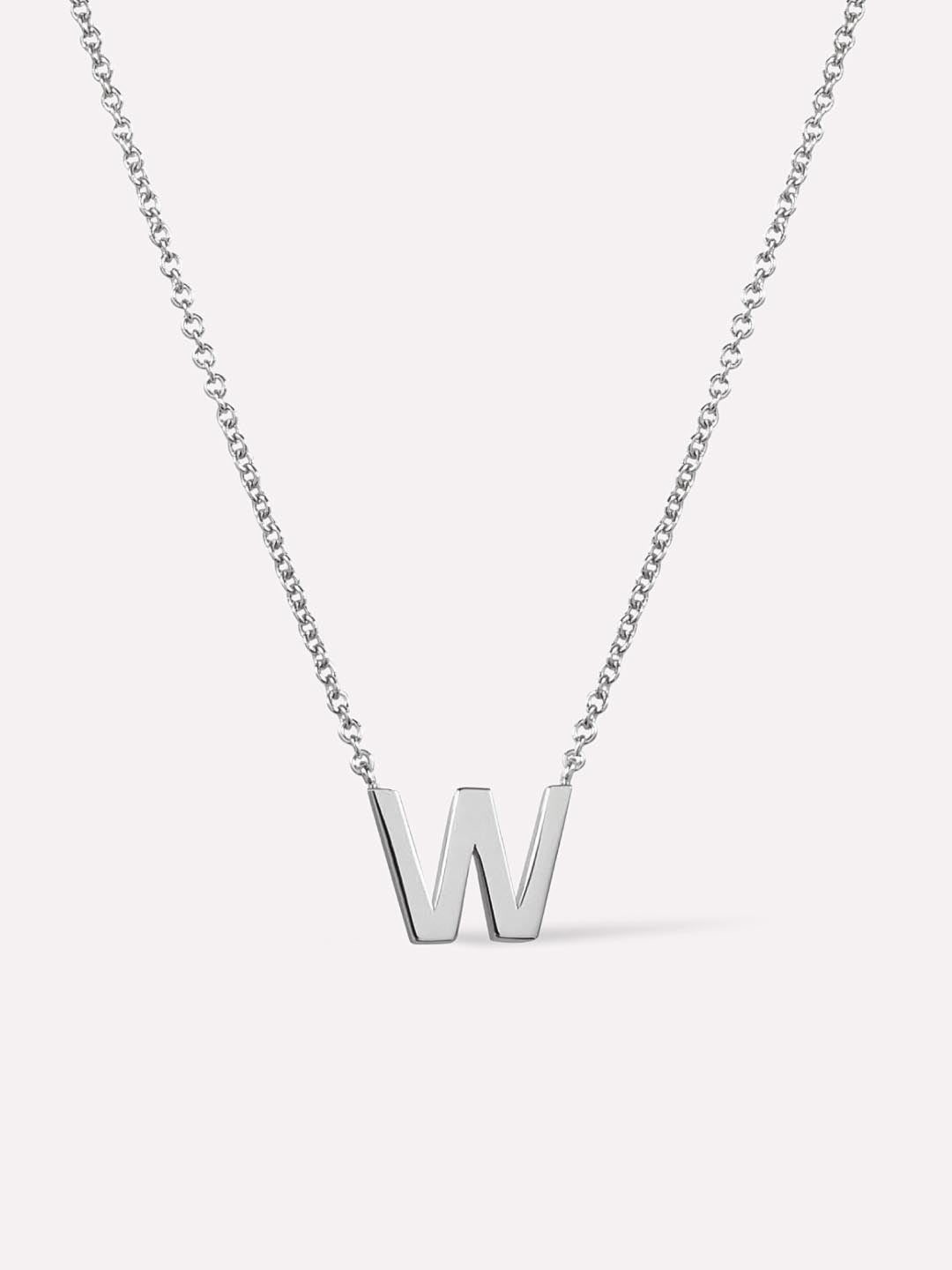 Gold Initial Necklace - Letter Necklace