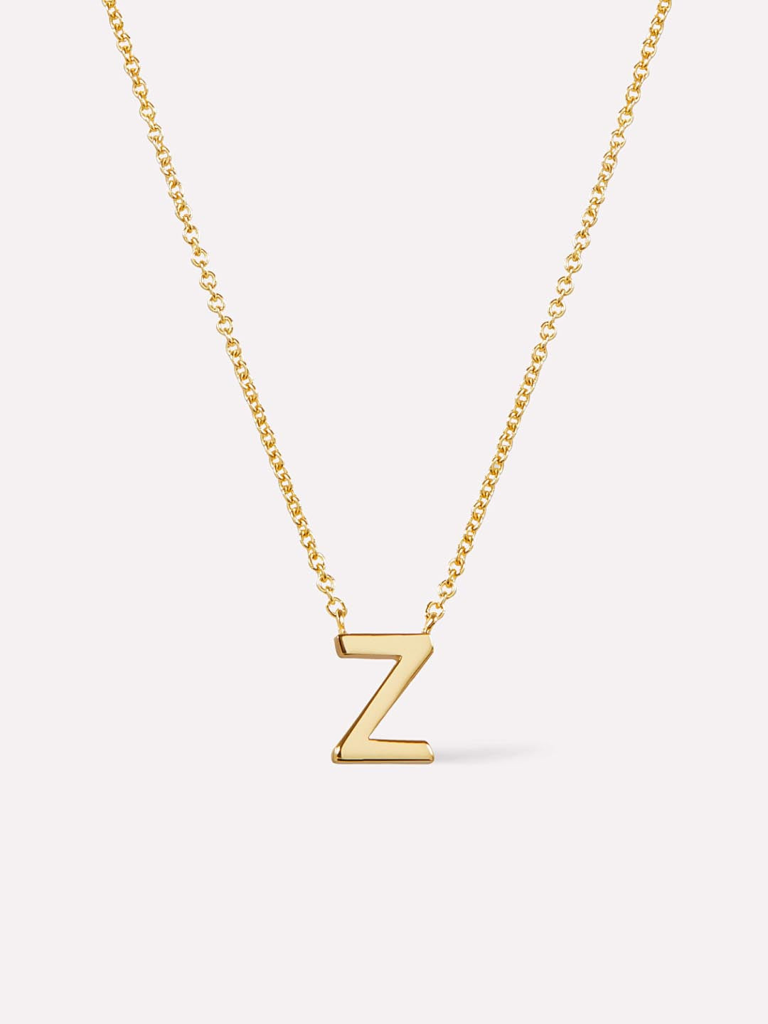 Gold Initial Necklace - Letter Necklace