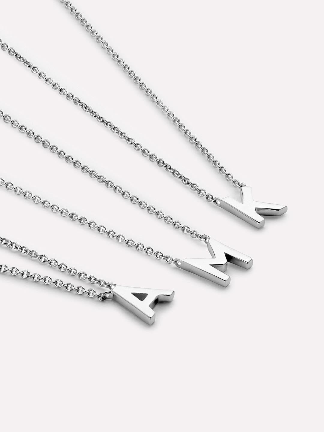 Gold Initial Necklace - Letter Necklace