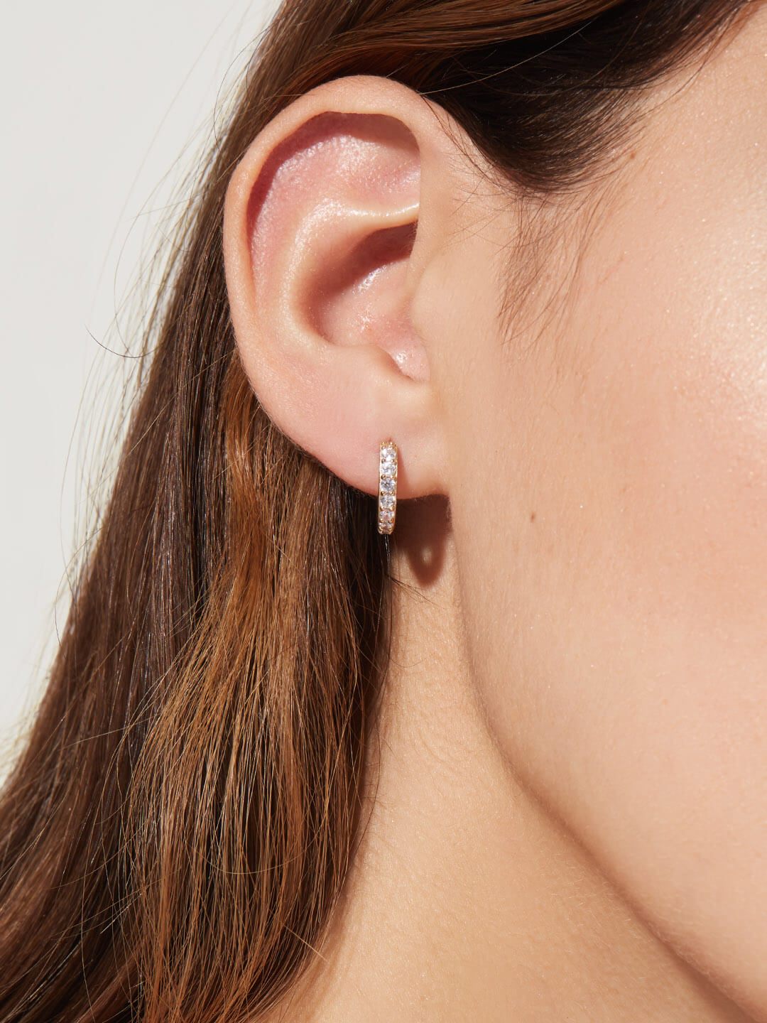 Huggie Hoop Earrings - Suzanne