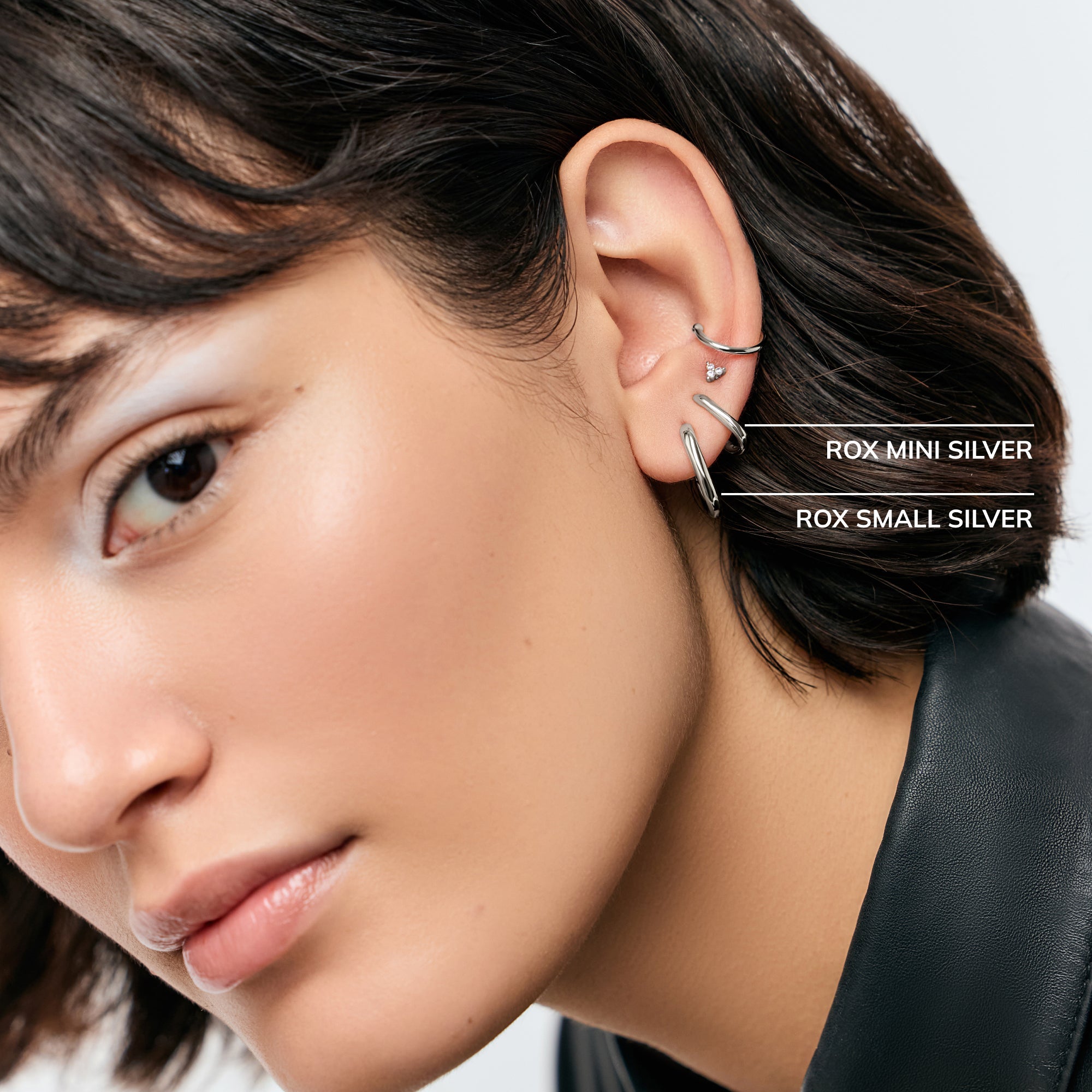 Gold Hoop Earrings - Rox Mini