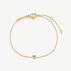 Bridesmaids Bracelet Heart with Stones