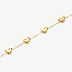 Bubble Heart Multi Bracelet