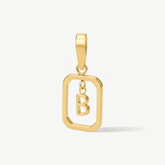 Floating Initial Pendant
