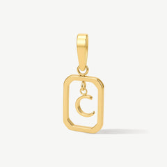Floating Initial Pendant