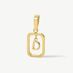 Floating Initial Pendant