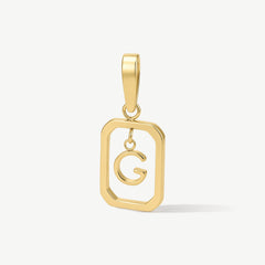 Floating Initial Pendant