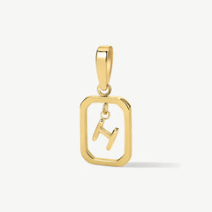 Floating Initial Pendant