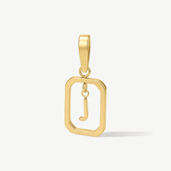 Floating Initial Pendant