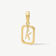 Floating Initial Pendant