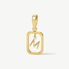 Floating Initial Pendant