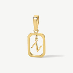 Floating Initial Pendant