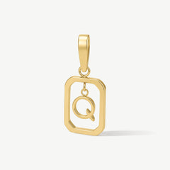 Floating Initial Pendant