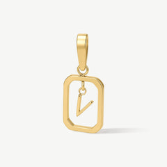Floating Initial Pendant