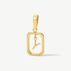 Floating Initial Pendant