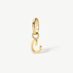 Mini Italic Initial Charm