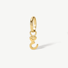 Mini Italic Initial Charm