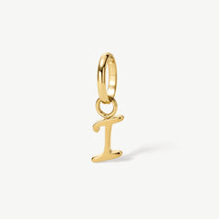 Mini Italic Initial Charm