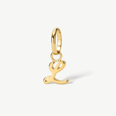 Mini Italic Initial Charm
