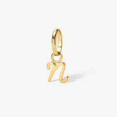 Mini Italic Initial Charm