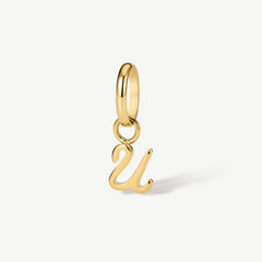 Mini Italic Initial Charm