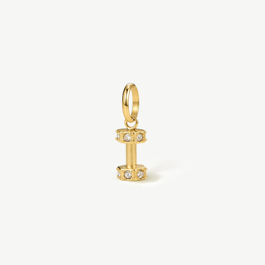 Mini Dumbbell Charm