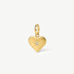 Mini Celeste Heart Charm