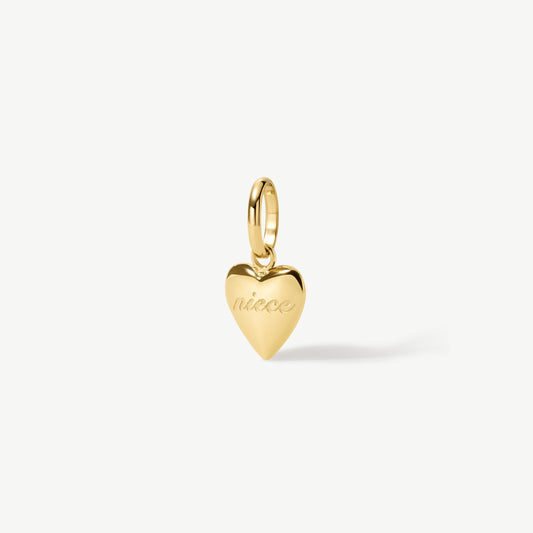 Mini Niece Heart Charm