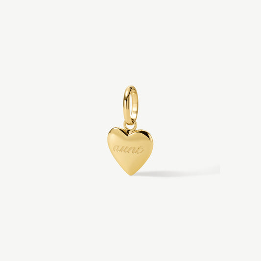 Mini Aunt Heart Charm