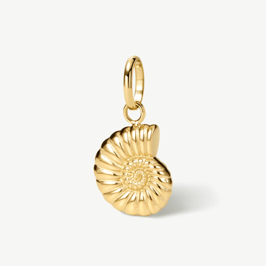 Spiral Seashell Charm