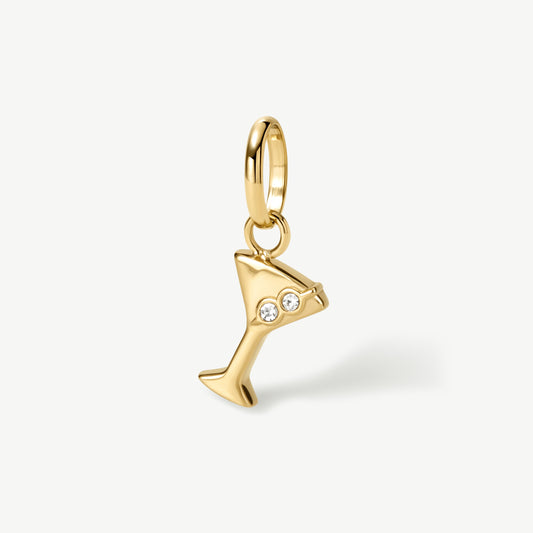 Martini Glass Charm