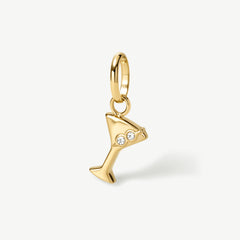 Martini Glass Charm