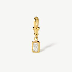 Bezel Set Drop Emerald