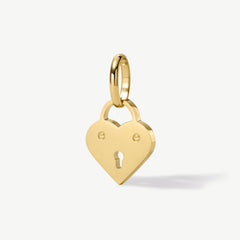 Mini Heart Padlock Charm